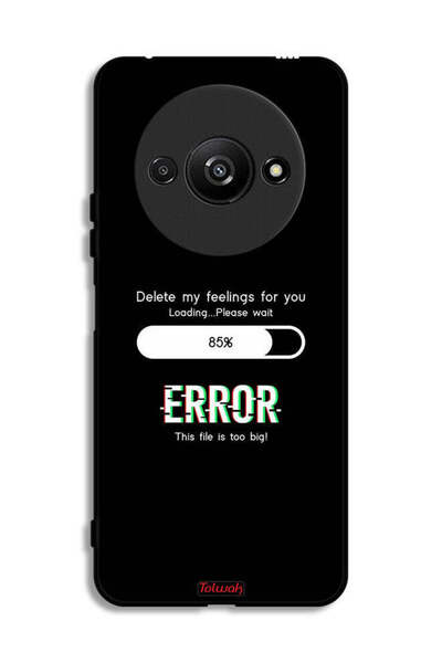 Tolwak Xiaomi Redmi A3 4G Protective Case Cover Delete My Feelings For You