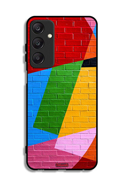 Tolwak Samsung Galaxy A25 5G Protective Case Cover Colorful Wall Painting