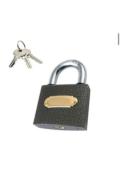 fiba teknik Kroks Gray Padlock 50mm 1 Piece