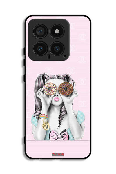Tolwak Xiaomi 14 Protective Case Cover Holding Two Donuts