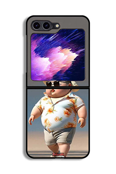 Tolwak غطاء حماية لهاتف Samsung Galaxy Z Flip6 بتصميم أنيق وجذاب لطفل صغير