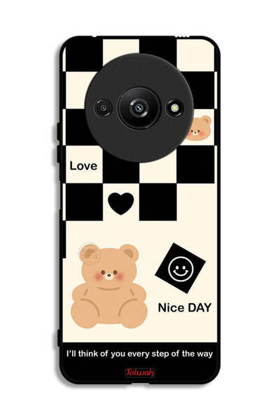 Tolwak غطاء حماية لهاتف Xiaomi Redmi A3 4G، سأفكر فيك في كل خطوة على الطريق