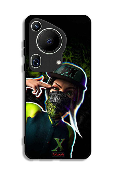 Tolwak غطاء حماية فائق لهاتف هواوي بيورا 70 بتصميم فن جمالي للفتيات