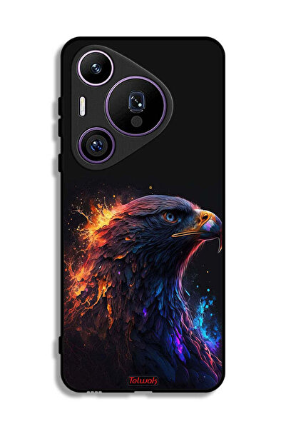 Tolwak غطاء حماية هواوي بيورا 70 برو بتصميم فن النسر