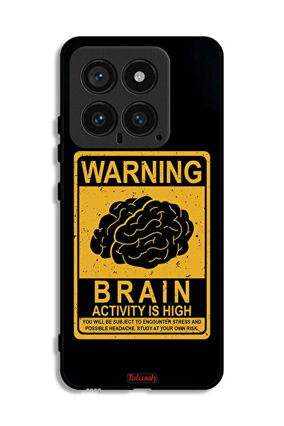 Tolwak جراب حماية Xiaomi 14 تحذير من نشاط الدماغ المرتفع