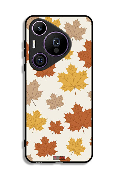 Tolwak غطاء حماية لهاتف هواوي بيورا 70 برو بنقشة أوراق الخريف