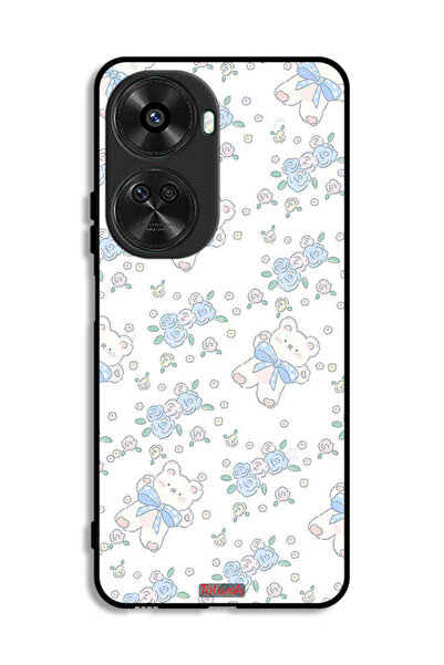 Tolwak غطاء حماية لهاتف هواوي نوفا 11 SE مع دب تيدي لطيف ورمز زهور