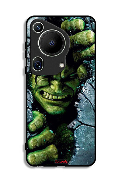 Tolwak غطاء حماية فائق من هواوي بيورا 70 بتصميم هالك المذهل