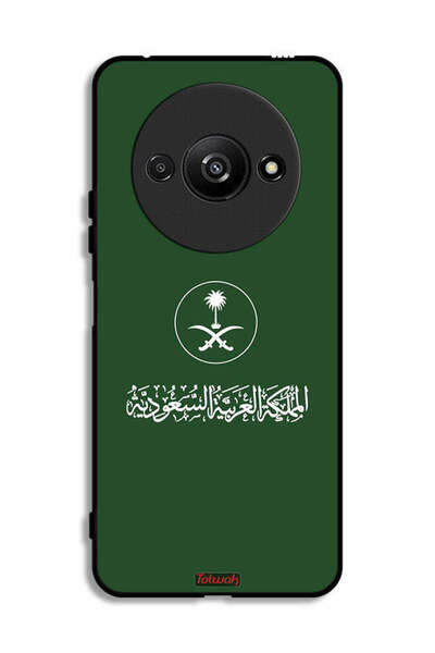 Tolwak غطاء حماية لهاتف شاومي ريدمي A3 4G بشعار المملكة العربية السعودية