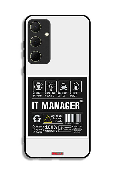 Tolwak غطاء حماية لهاتف Samsung Galaxy A35 5G - ملصق مدير تكنولوجيا المعلومات