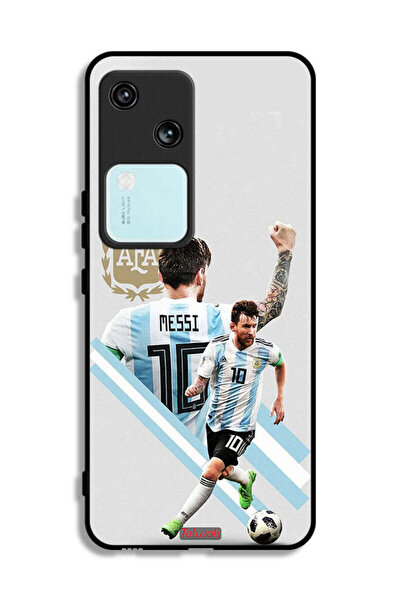 Tolwak غطاء حماية لهاتف Vivo S18 5G برسومات ليو ميسي