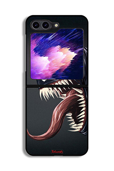 Tolwak غطاء حماية لهاتف Samsung Galaxy Z Flip6 - Venom