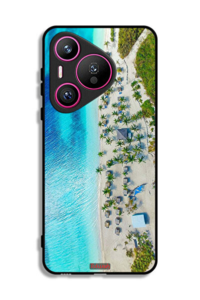 Tolwak غطاء حماية لهاتف هواوي بيورا 70 - لون الشاطئ