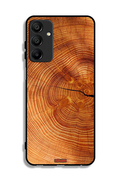 Tolwak Samsung Galaxy A15 Protective Case Cover Crack Wood