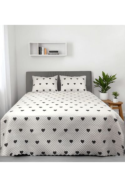 coverbox Double Dowry Pique Bed Cover Set 200X220 cm Multi-Purpose Blanket with 2 Pillow Cases