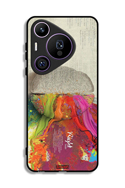 Tolwak غطاء حماية هواوي بيورا 70 برو بتصميم تجريدي لعلم الدماغ