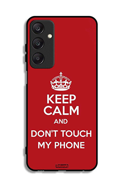 Tolwak Samsung Galaxy A25 5G Protective Case Cover Keep Calm And Dont Touch M...