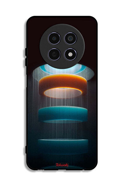 Tolwak غطاء حماية لهاتف Realme 12 5G بنمط حلقات فنية