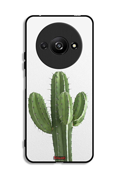 Tolwak Xiaomi Redmi A3 4G Protective Case Cover Cactus Plant