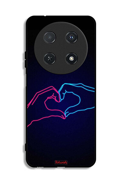 Tolwak Huawei nova 12i Protective Case Cover Touching Hand Making Heart