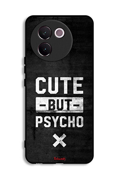 Tolwak Vivo V30e 5G Protective Case Cover Cute But Psycho