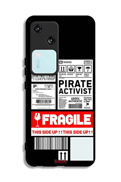 Tolwak غطاء حماية لهاتف Vivo V30 5G، ملصق ناشط خاص قابل للكسر