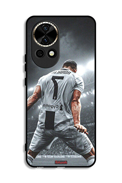 Tolwak غطاء حماية لهاتف هواوي نوفا 12 5G بطبعة احتفال كريستيانو رونالدو
