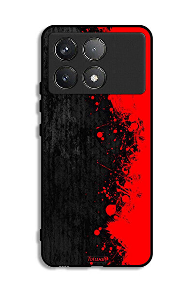 Tolwak Xiaomi Redmi K70 Protective Case Cover Paint Abstract Pattern