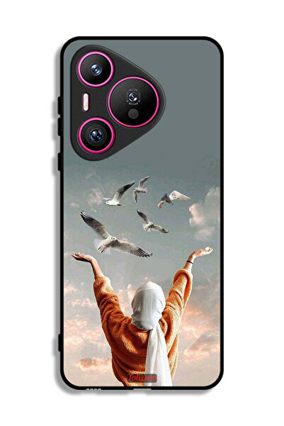 Tolwak غطاء حماية لهاتف هواوي بيورا 70 - طيور تحلق