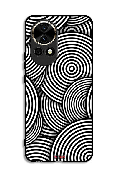 Tolwak غطاء حماية لهاتف هواوي نوفا 12 5G بنمط دوائر وهمية