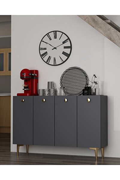 cantek dizayn İLAYCT BOHEM KAHVE KÖŞESİ ANTRASİT-ANTRASİT-BEYAZ