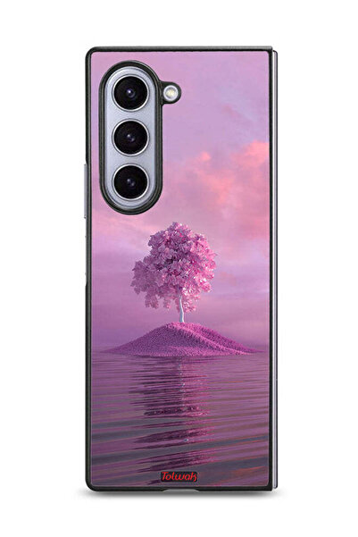 Tolwak غطاء حماية لهاتف سامسونج جالاكسي زد فولد 6 - شجرة - Unsplash