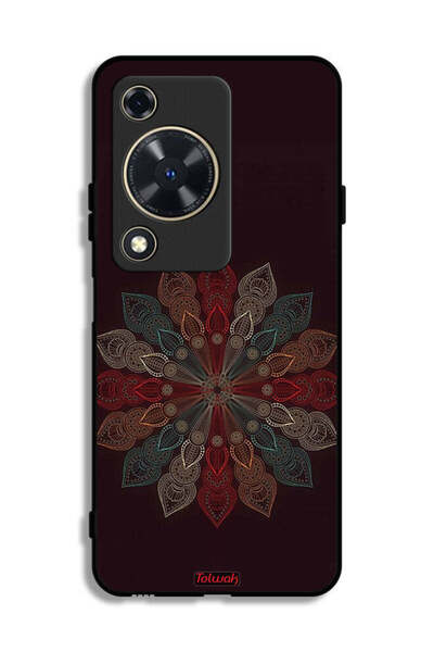 Tolwak غطاء حماية لهاتف هواوي نوفا Y72 بنقشة زهرة ماندالا