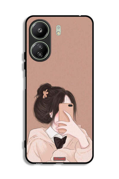 Tolwak غطاء حماية لهاتف Xiaomi Redmi 13C لالتقاط صور سيلفي