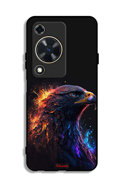 Tolwak Huawei Enjoy 70 Protective Case Cover Eagle Art