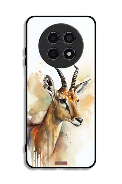 Tolwak غطاء حماية لهاتف Realme 12 5G بتصميم غزال تجريدي