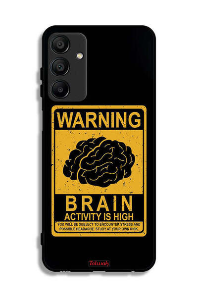 Tolwak غطاء حماية لهاتف Samsung Galaxy A15 تحذير من ارتفاع نشاط الدماغ