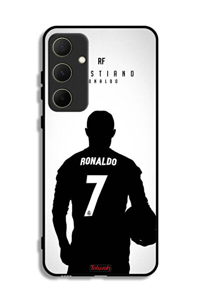 Tolwak غطاء حماية لهاتف سامسونج جالاكسي A35 5G بقناع كريستيانو رونالدو