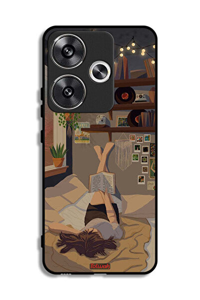 Tolwak Xiaomi Poco F6 5G Protective Case Cover Studying Art