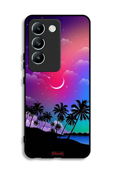 Tolwak Vivo V30 Lite 4G Protective Case Cover Moon In Night Art