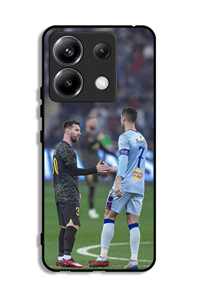 Tolwak غطاء حماية لهاتف Xiaomi Poco X6 5G ميسي ورونالدو