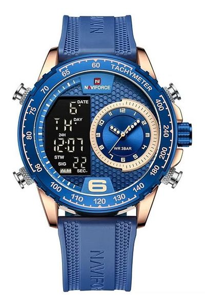 Naviforce Mens Chronograph Watch Outdoor Waterproof Military Tactical Style Quartz Sports Watches