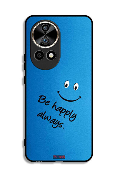 Tolwak غطاء حماية لهاتف هواوي نوفا 12 برو 5G كن سعيدًا دائمًا