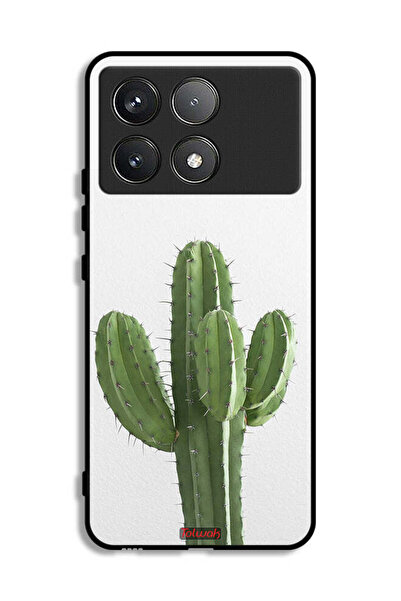 Tolwak غطاء حماية لهاتف شاومي ريدمي K70 برو بنقشة نبات الصبار