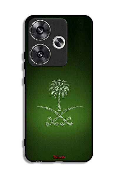 Tolwak غطاء حماية لهاتف شاومي ريدمي توربو 3 5G، لافتة المملكة العربية السعودي...