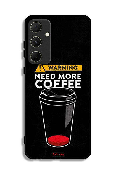 Tolwak غطاء حماية لهاتف Samsung Galaxy A35 5G - هل تحتاج إلى المزيد من القهوة؟