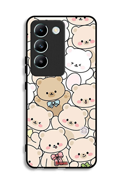 Tolwak غطاء حماية بنقشة دببة لهاتف Vivo Y100 4G