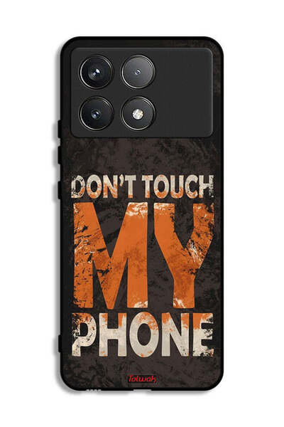 Tolwak Xiaomi Poco F6 Pro Protective Case Cover Do Not Touch My Phone