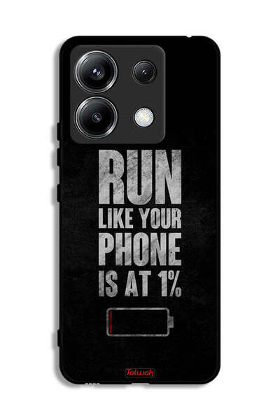 Tolwak غطاء حماية لهاتف Xiaomi Poco X6 5G، اركض كما لو كان هاتفك يعمل بنسبة 1%