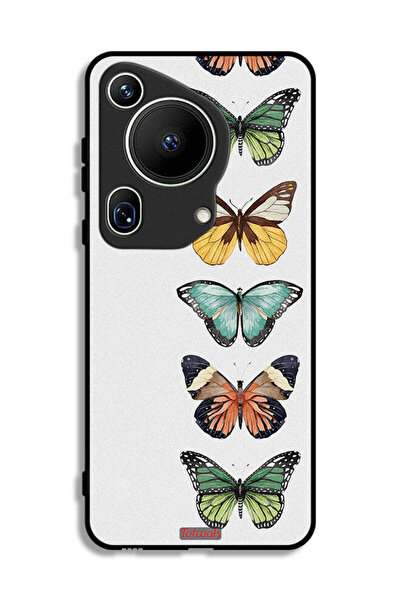 Tolwak غطاء حماية لهاتف هواوي بيورا 70 ألترا بنقشة أربع فراشات